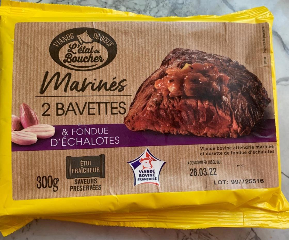 Fotografie - Marinés 2 bavettes & fondue d'échalotes L'Étal du Boucher