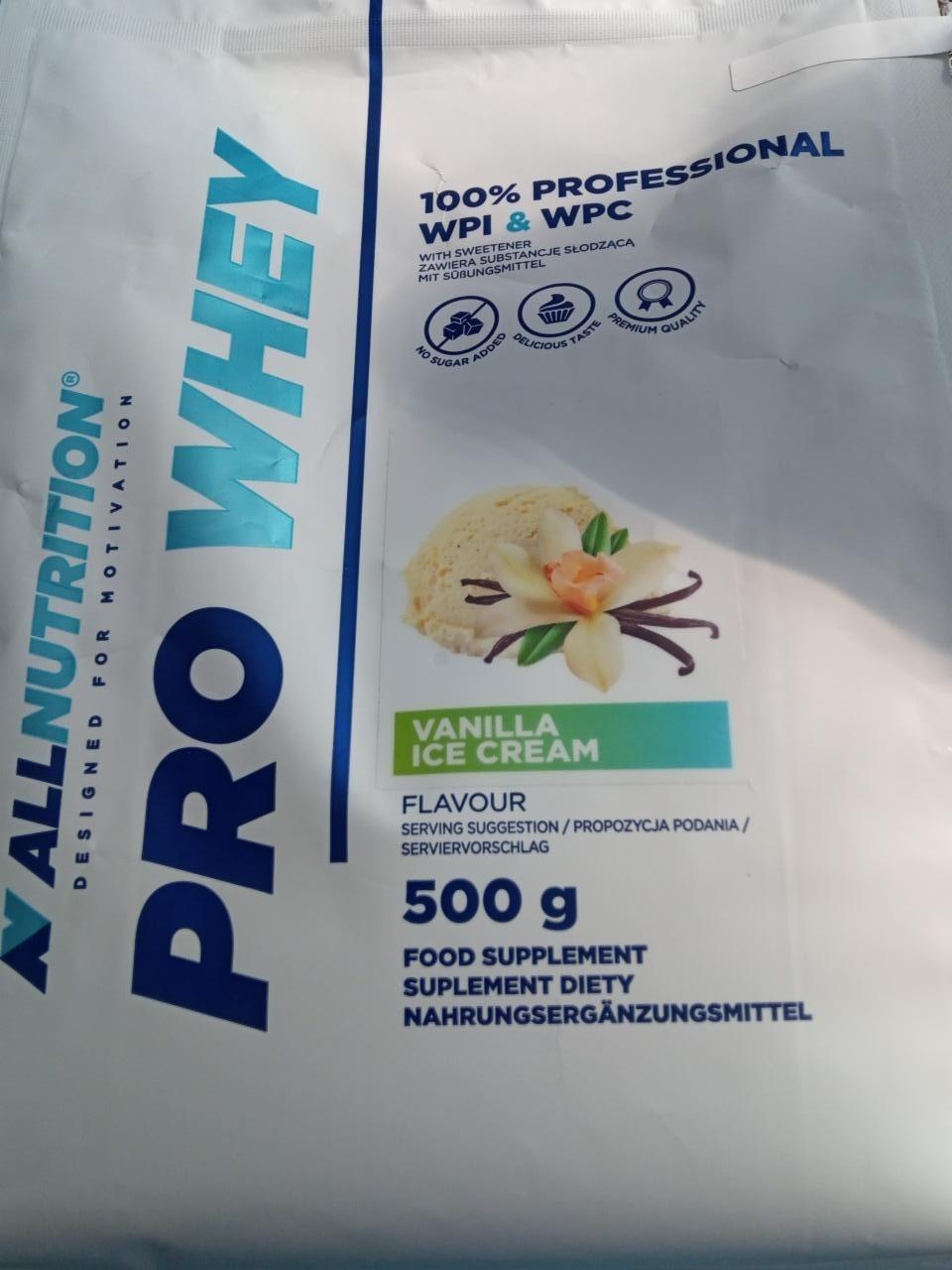 Fotografie - Pro Whey Vanilla Ice Cream Allnutrition