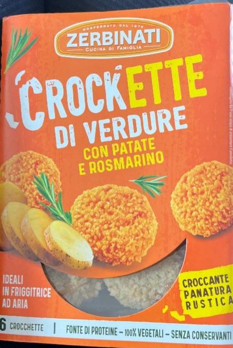 Fotografie - Crockette di verdure con patate e rosmarino Zerbinati