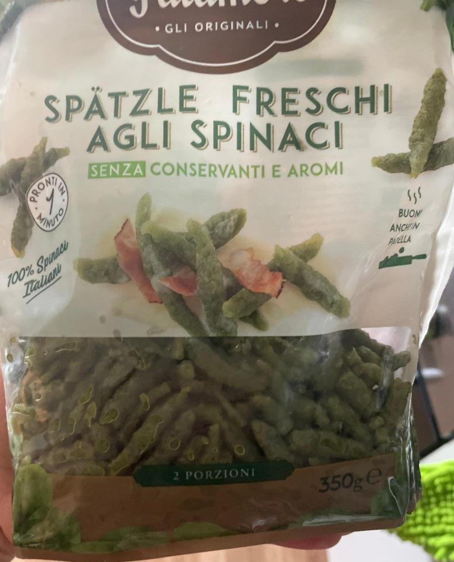 Fotografie - Spätzle Freschi agli Spinaci Patamore