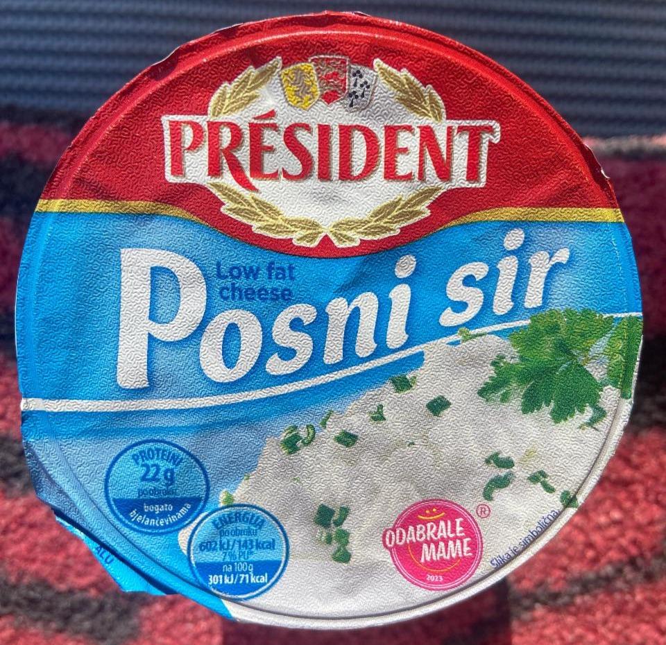 Fotografie - Posni sir Président