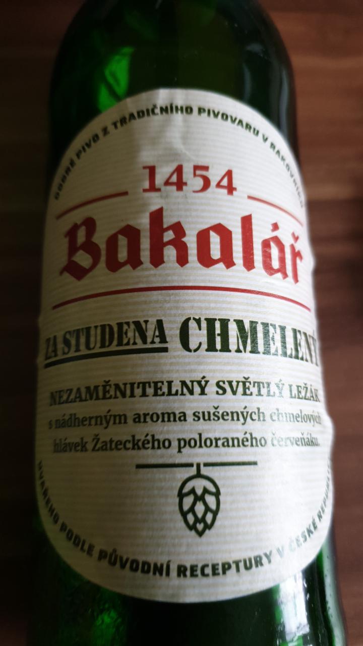 Fotografie - Bakalář za studena chmelený