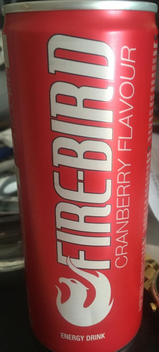 Fotografie - energy drink cranberry Firebird