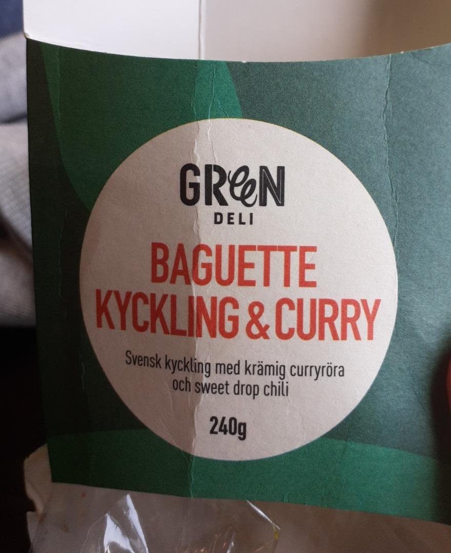 Fotografie - Baguette Kyckling & Curry Green Deli