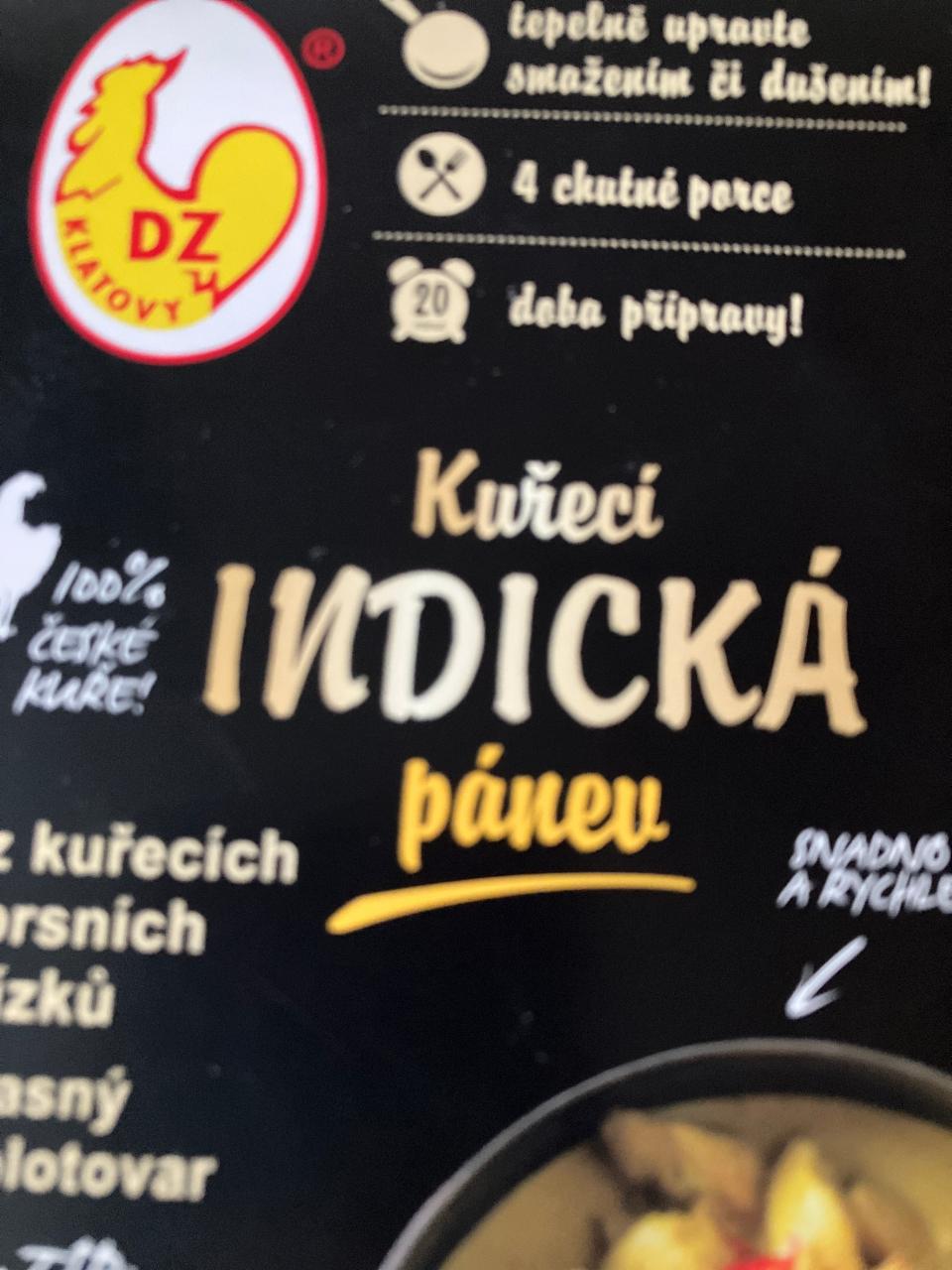 Fotografie - Kuřecí indická pánev DZ Klatovy