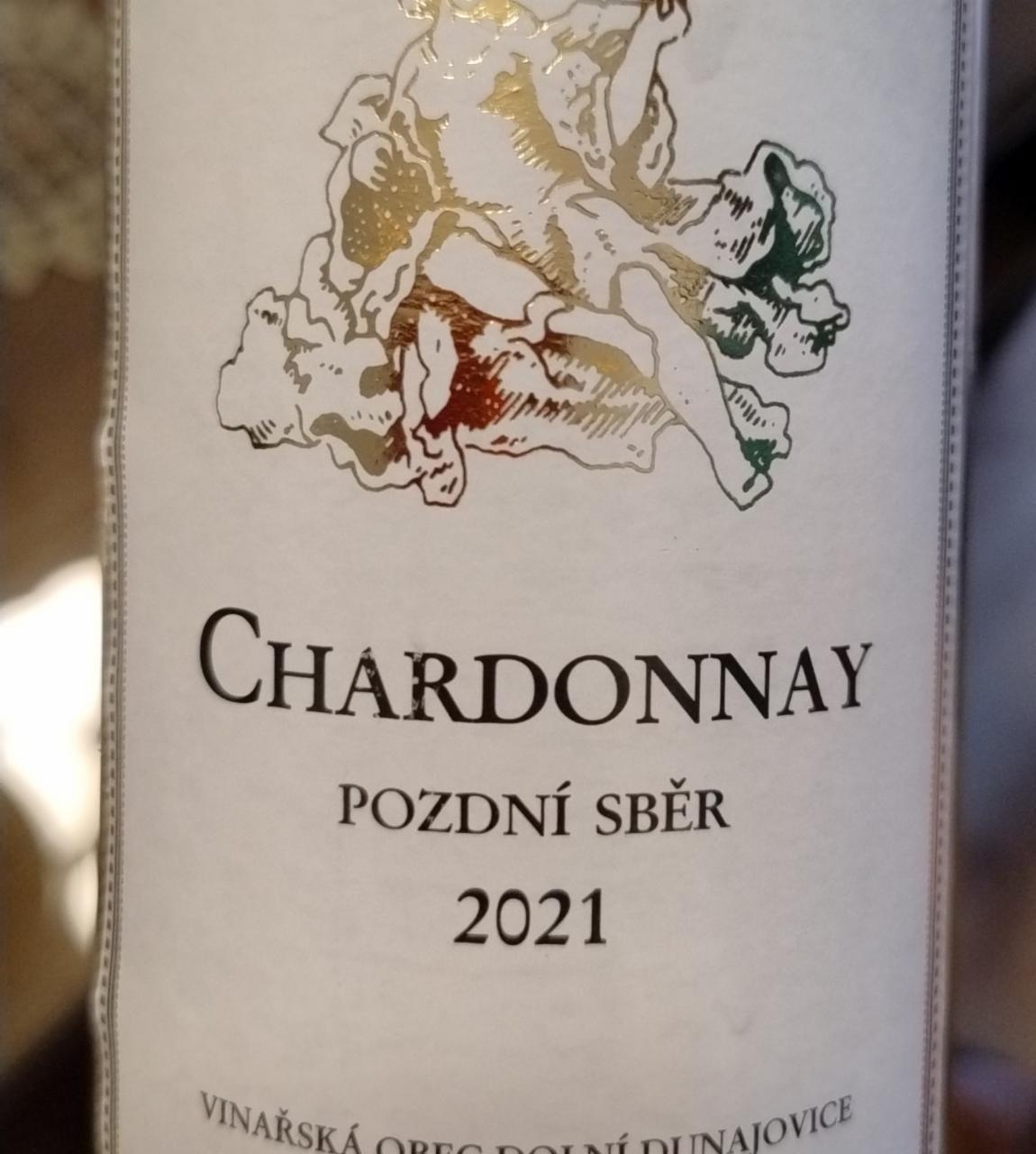 Fotografie - Chardonnay pozdní sběr Chateau Valtice