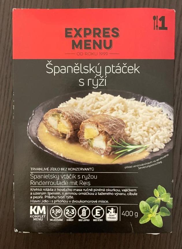 Fotografie - Španělský ptáček s rýží Expres menu