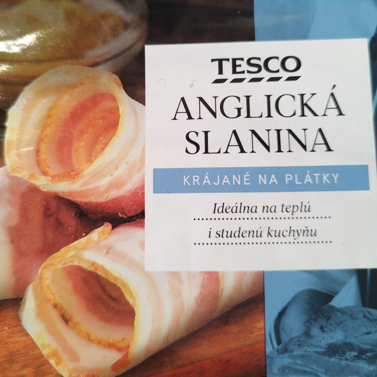 Fotografie - Tesco uzená anglická slanina vakuová