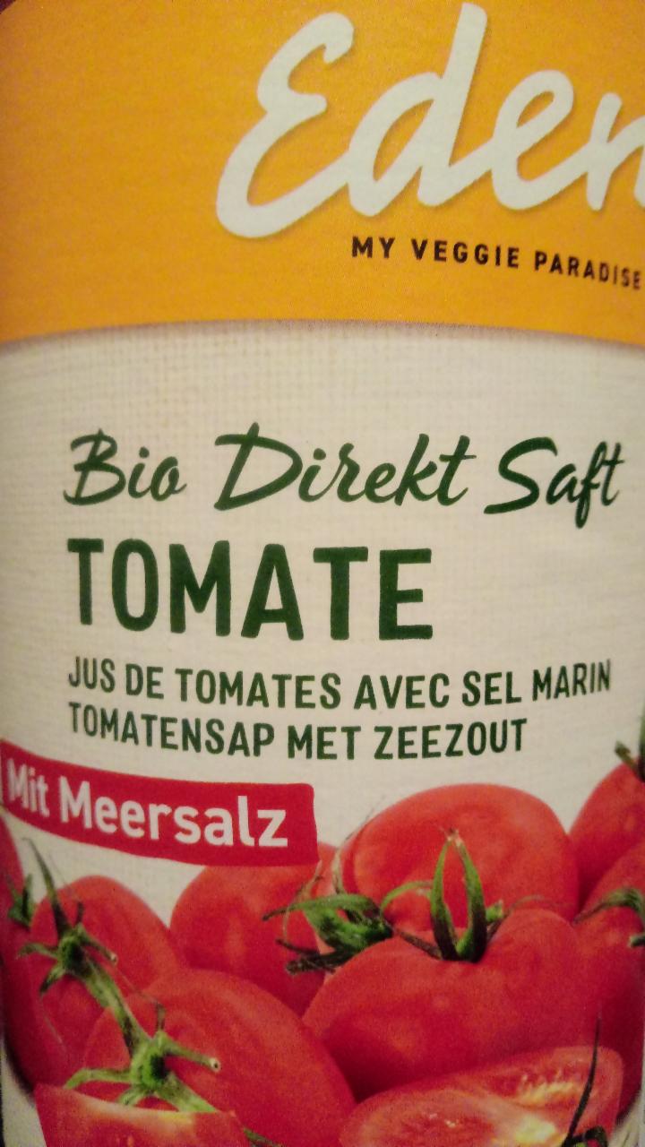 Fotografie - Bio Direkt Saft Tomate Eden