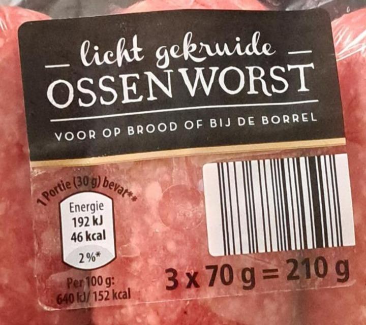 Fotografie - Licht gekruide Ossen Worst Berkhout Langeveld