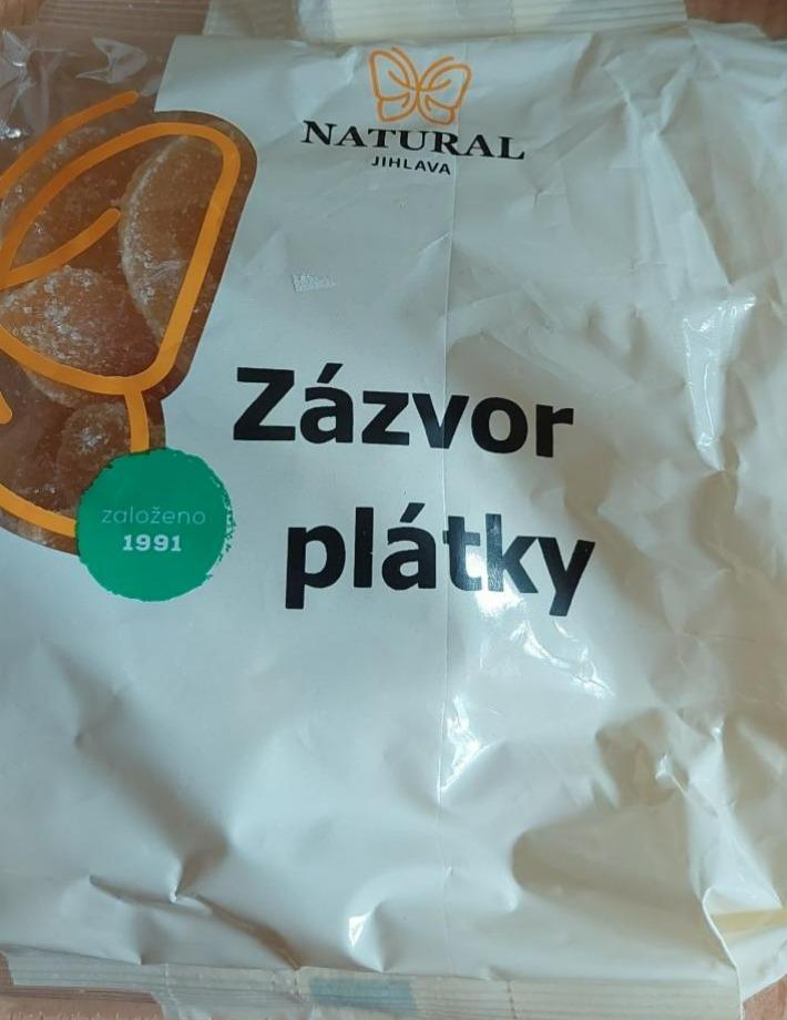 Fotografie - Zázvor plátky Natural Jihlava