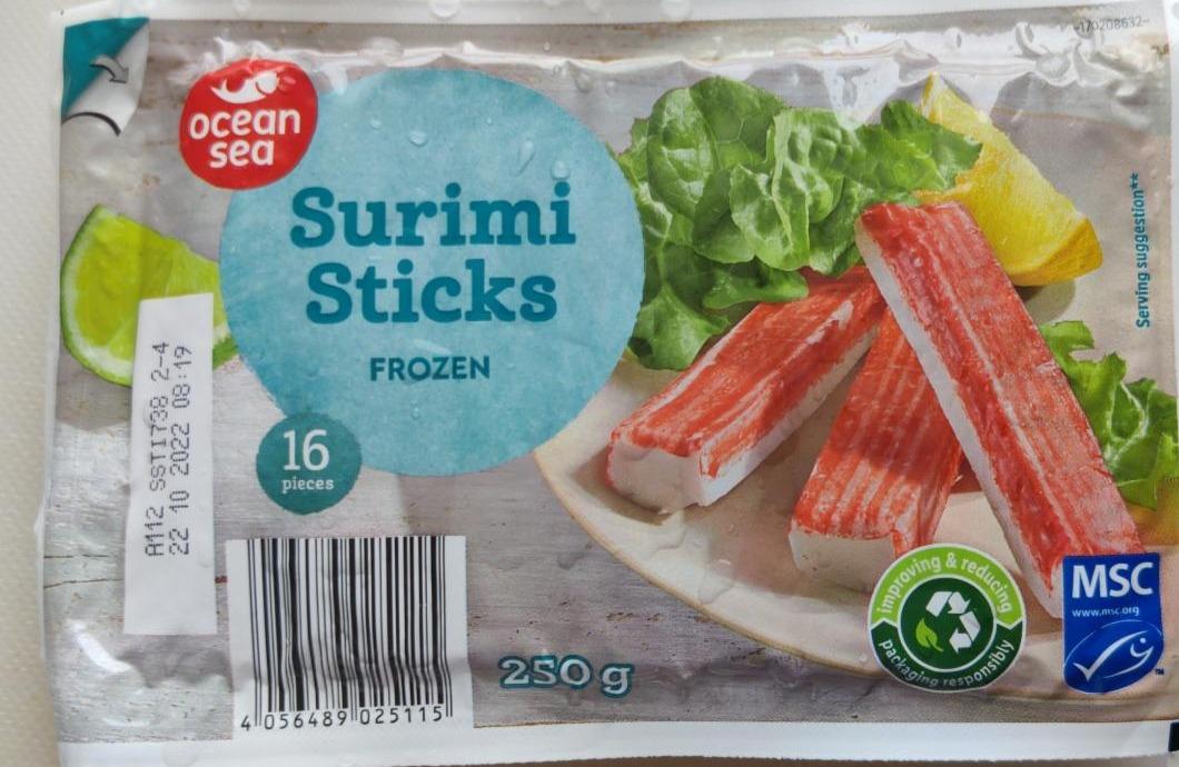 Fotografie - Surimi Sticks frozen Ocean Sea