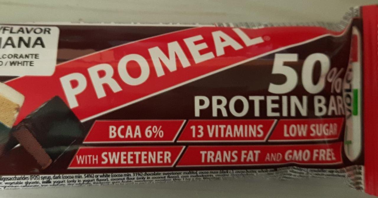 Fotografie - Promeal 50% Protein Bar Banana Volchem