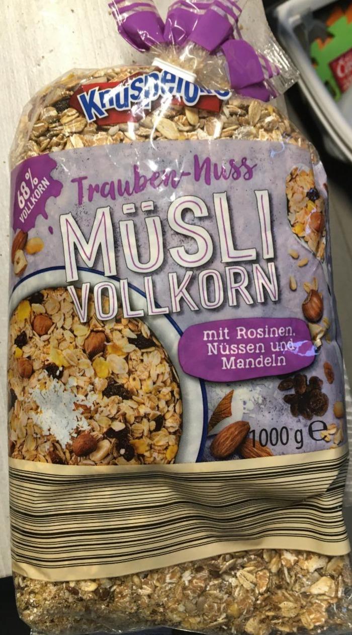 Fotografie - Trauben-Nuss Müsli Vollkorn Knusperone