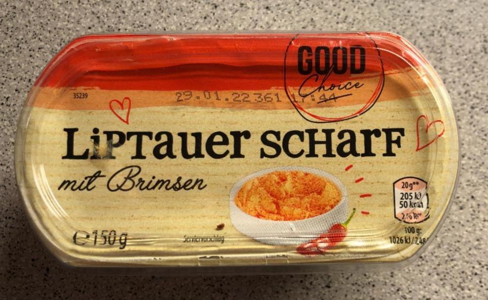 Fotografie - Liptauer scharf mit Brimsen Good choice