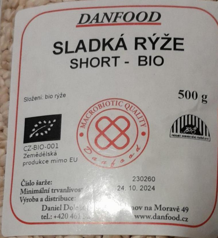 Fotografie - Sladká rýže Danfood