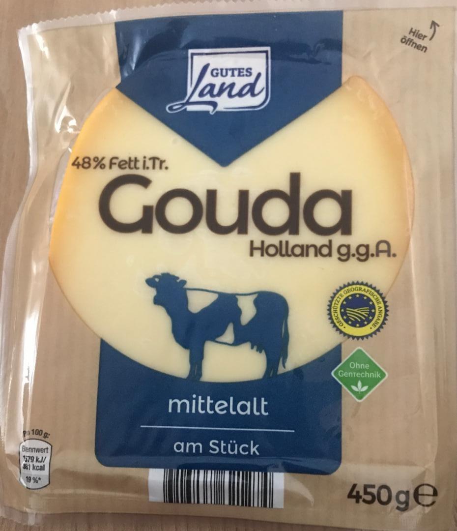 Fotografie - Gouda Holland 48% Fett i.tr. mittelalt Gutes Land