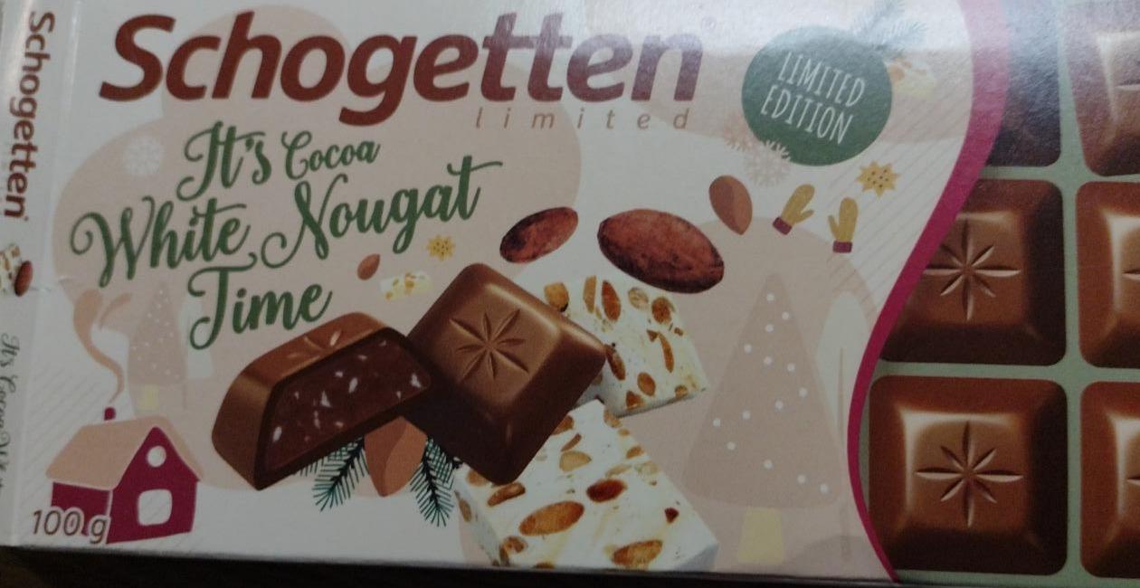 Fotografie - Schogetten It's Cocoa White nougat time