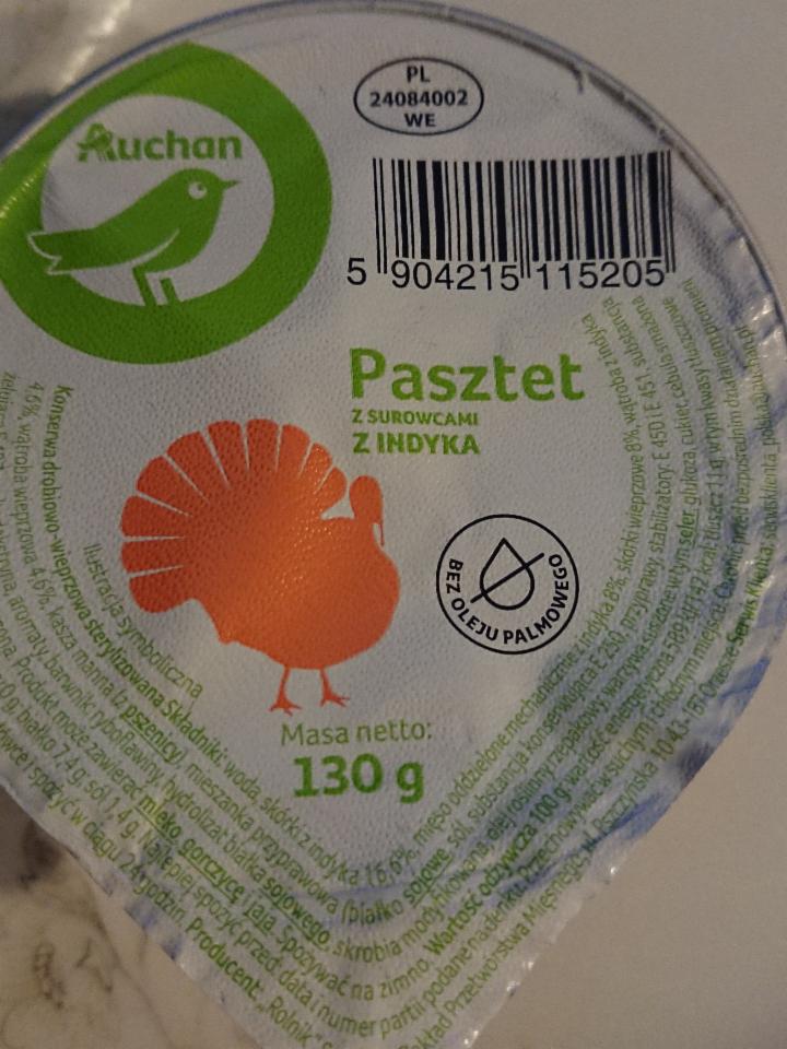 Fotografie - Pasztet z surowcami z indyka Auchan