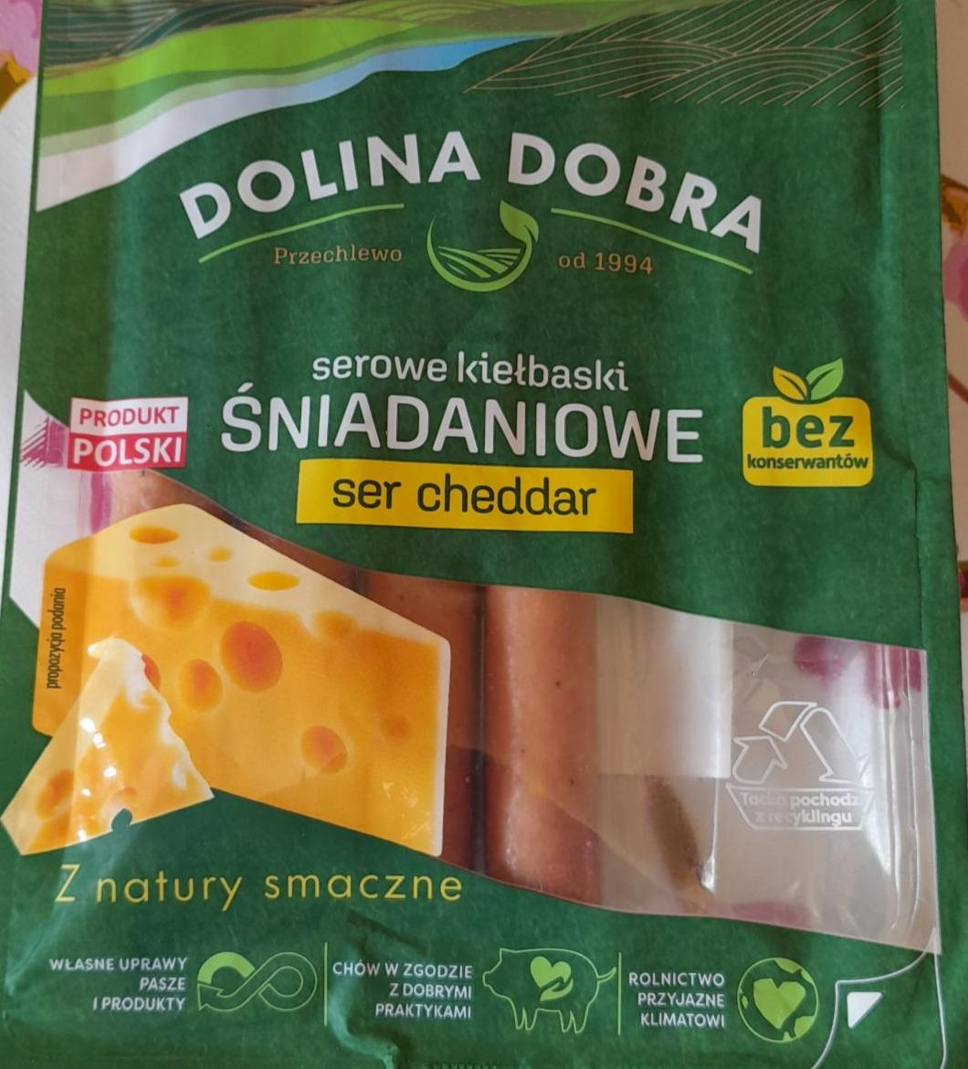 Fotografie - Serowe kielbaski śniadaniowe ser cheddar Dolina Dobra