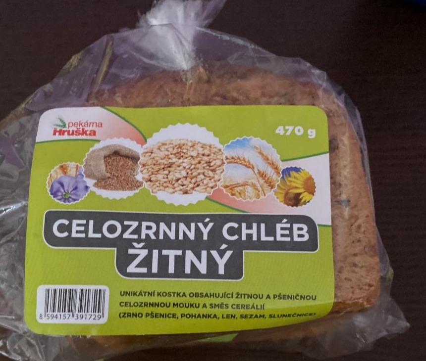 Fotografie - Celozrnný chléb žitný Hruška