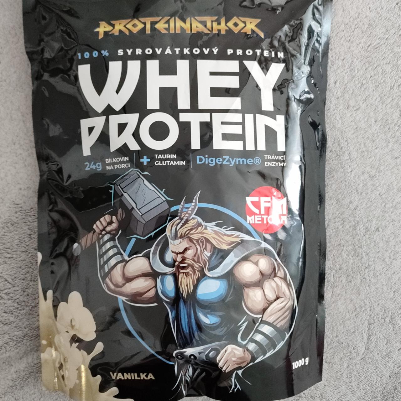 Fotografie - Whey protein vanilka Proteinathor