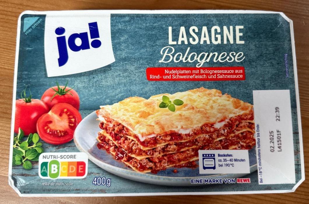 Fotografie - Lasagne bolognese Ja!