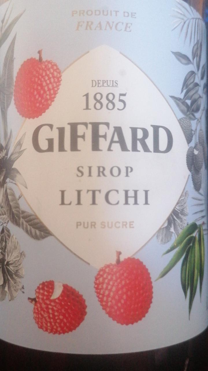 Fotografie - Giffard litchi sirop