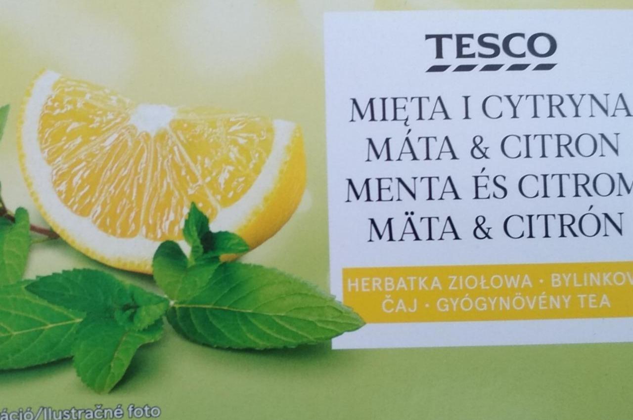 Fotografie - Bylinkový čaj Máta & Citrón Tesco