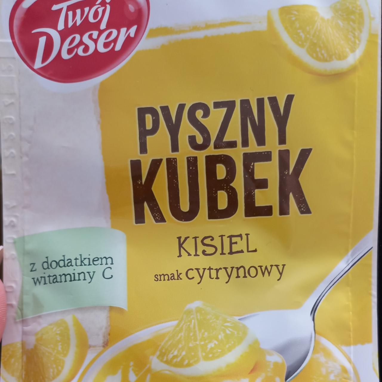 Fotografie - kisiel smak cytronowy Pyszny kubek Twój Deser