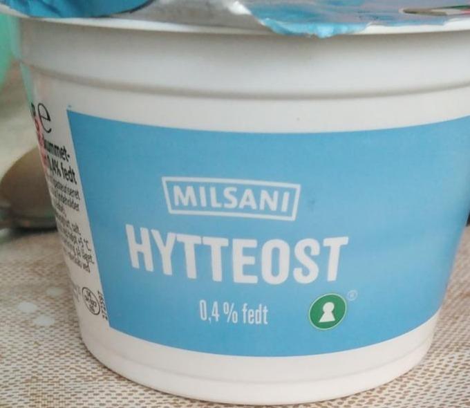 Fotografie - Hytteost 0,4% fedt Milsani