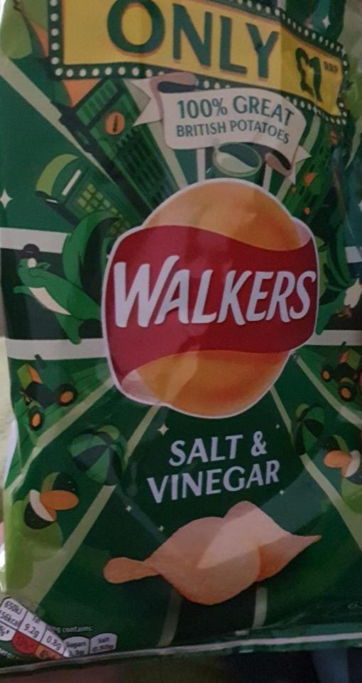 Fotografie - Salt & Vinegar Crisps Walkers