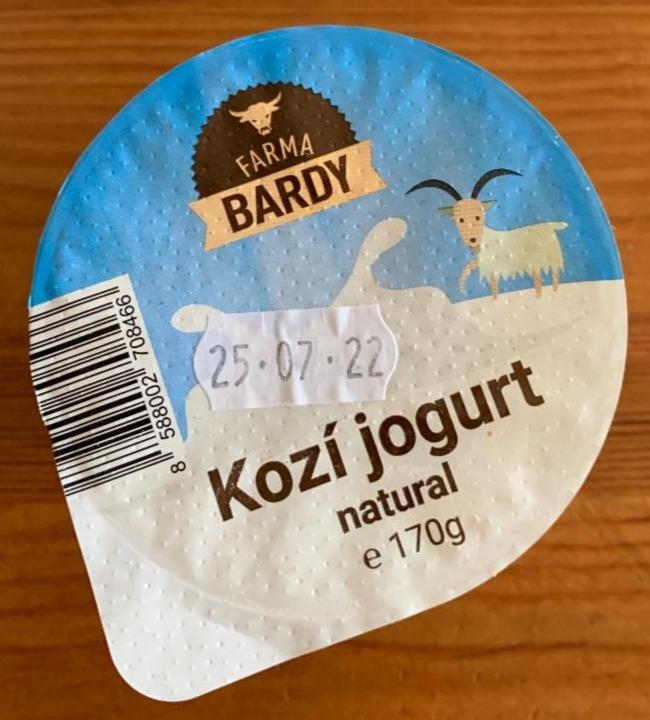 Fotografie - Kozí jogurt natural Farma Bardy