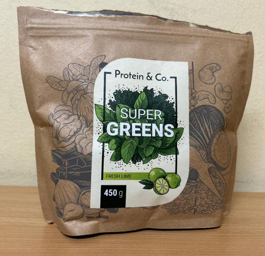 Fotografie - Super greens fresh lime Protein & Co.