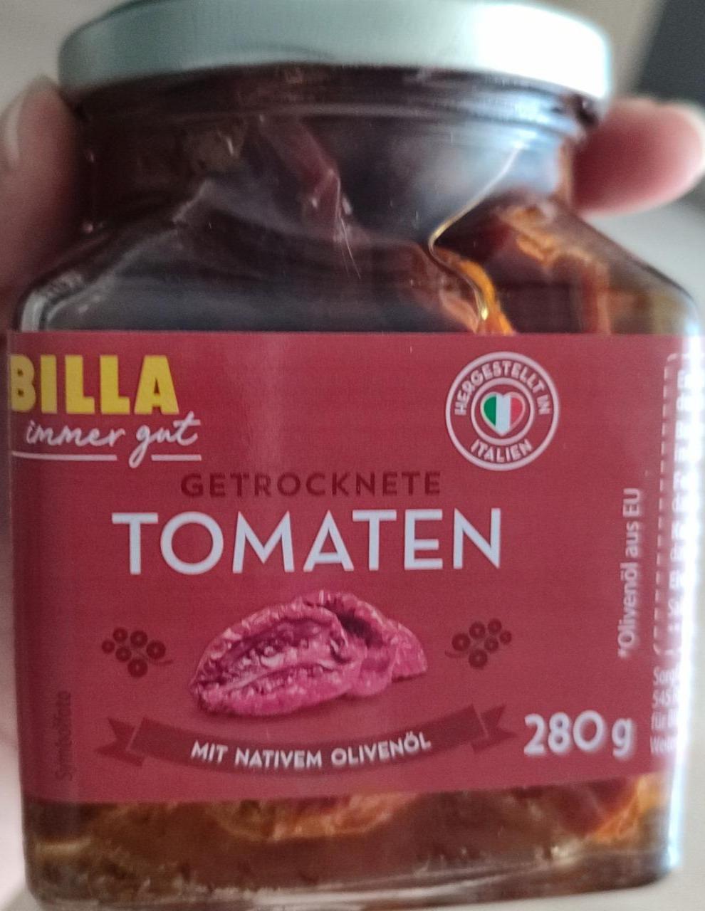 Fotografie - Getrocknet Tomaten mit natives Olivenöl Billa