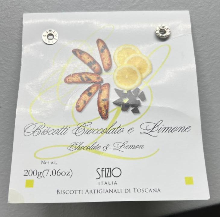 Fotografie - Biscotti Cioccolato e Limone Sfizio