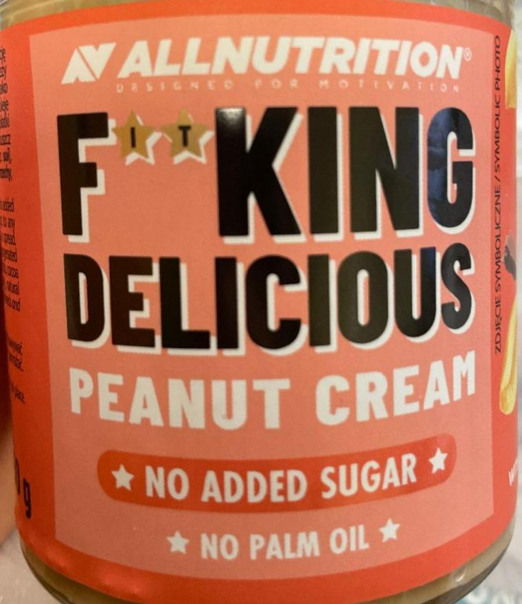 Fotografie - Fitking delicious peanut cream Allnutrition