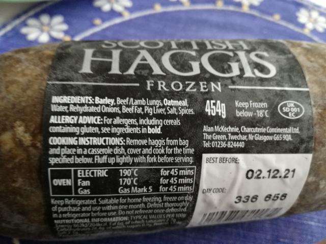 Fotografie - Scottish haggis frozen Alan McKechnie