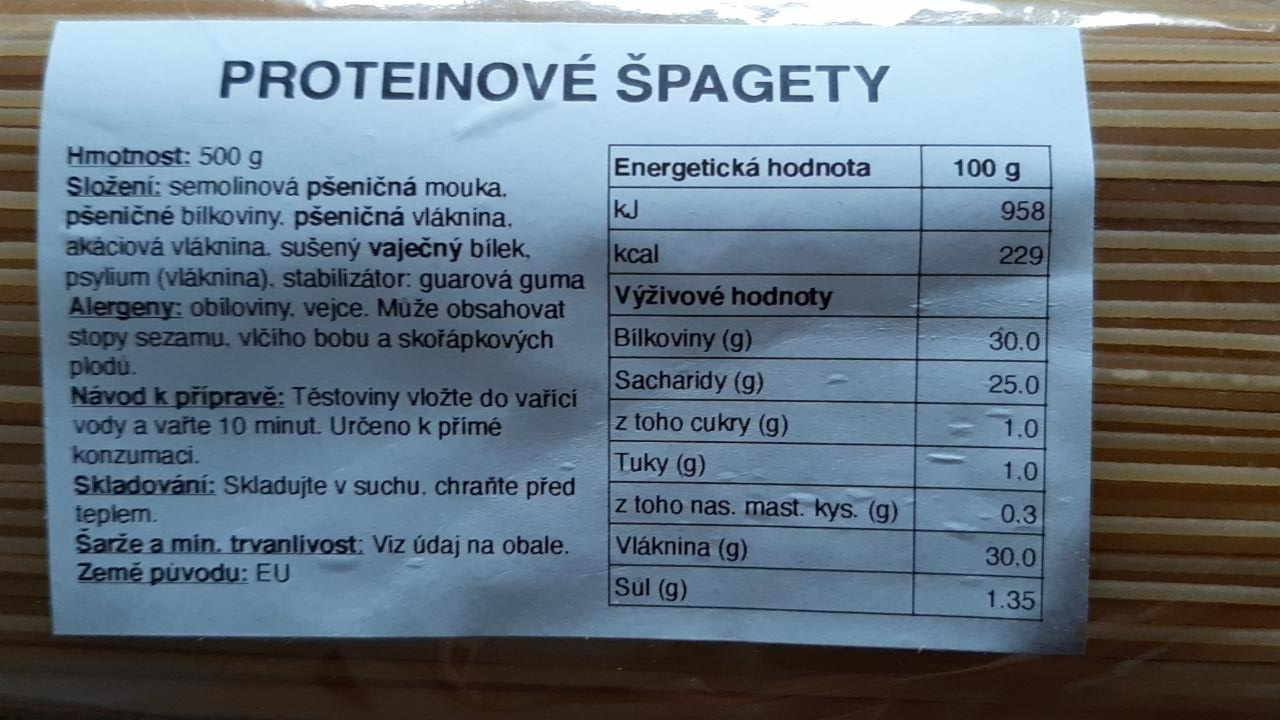 Fotografie - Proteinové špagety Victus