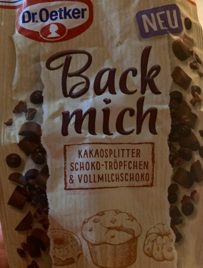 Fotografie - Back mich schoko tröpfchen Dr.Oetker