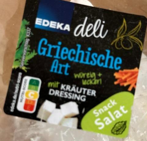 Fotografie - Deli Griechische Art mit Kräuter dressing Edeka