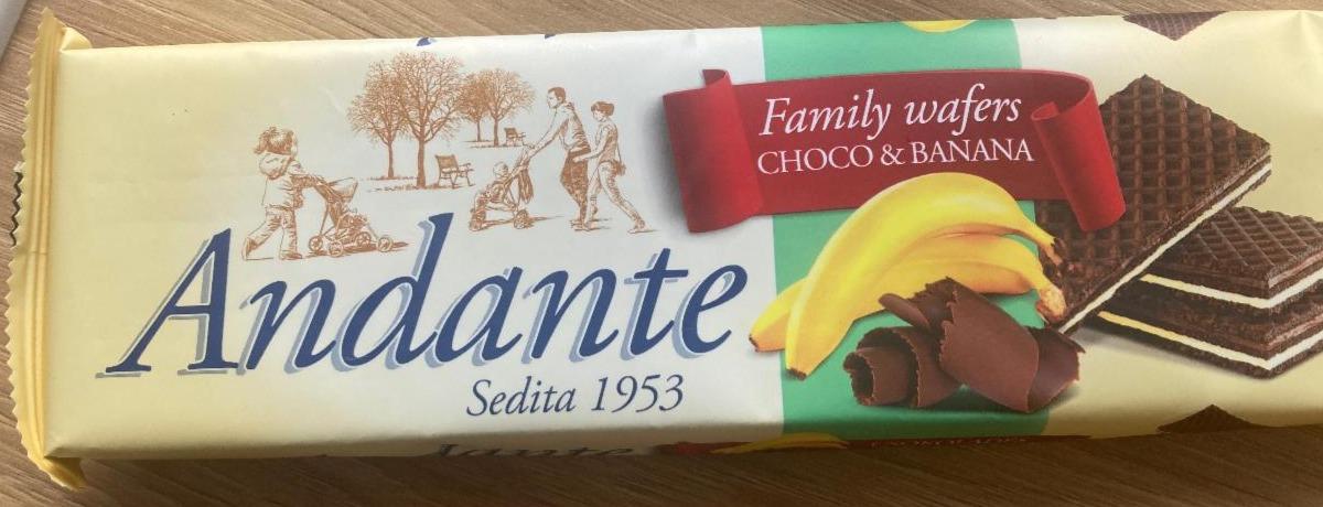 Fotografie - Family wafers choco & banana Andante