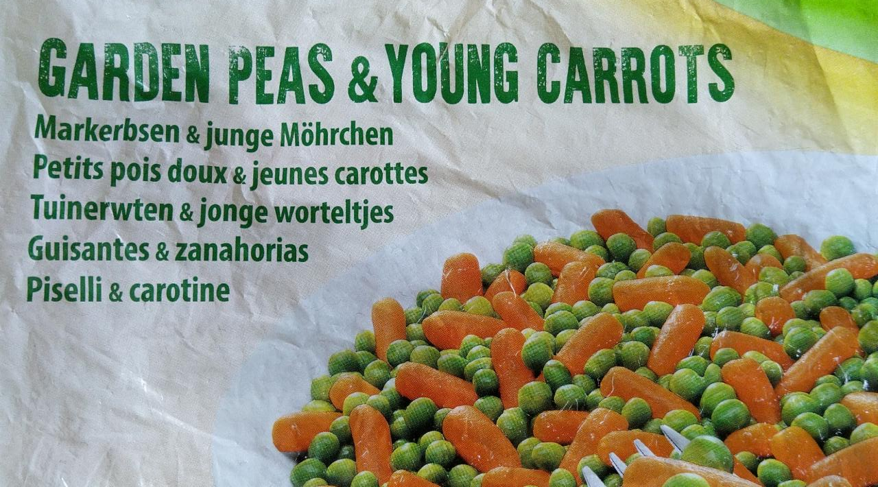 Fotografie - Garden Peas & Young carrots