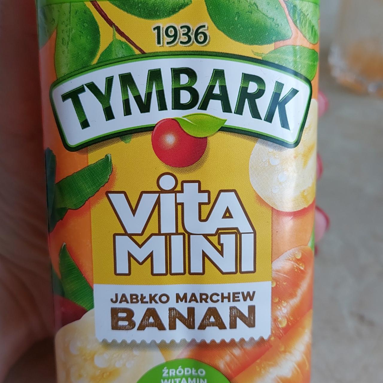 Fotografie - Vitamini Banan Jabłko Marchew Tymbark