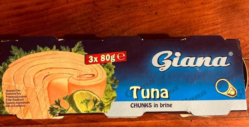 Fotografie - Tuna Chunks in brine Giana