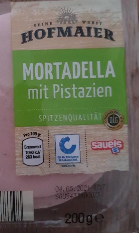 Fotografie - mortadella mit Pistazien Hofmaier