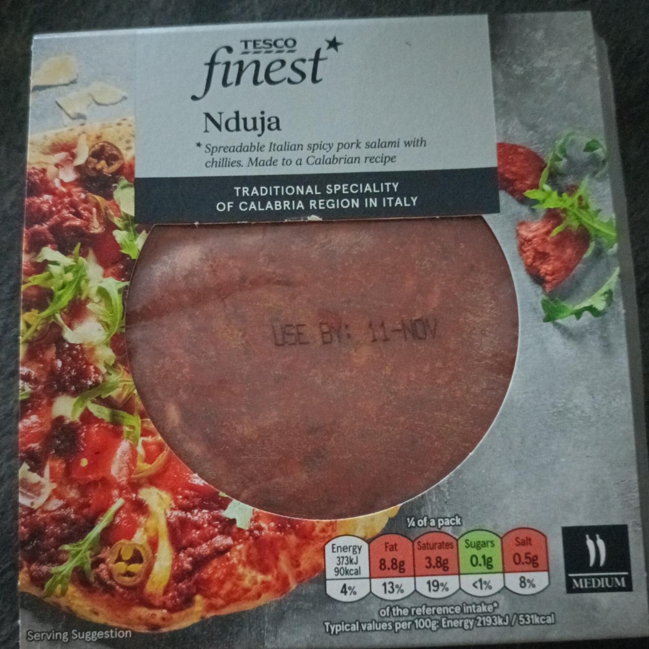 Fotografie - Nduja Tesco Finest