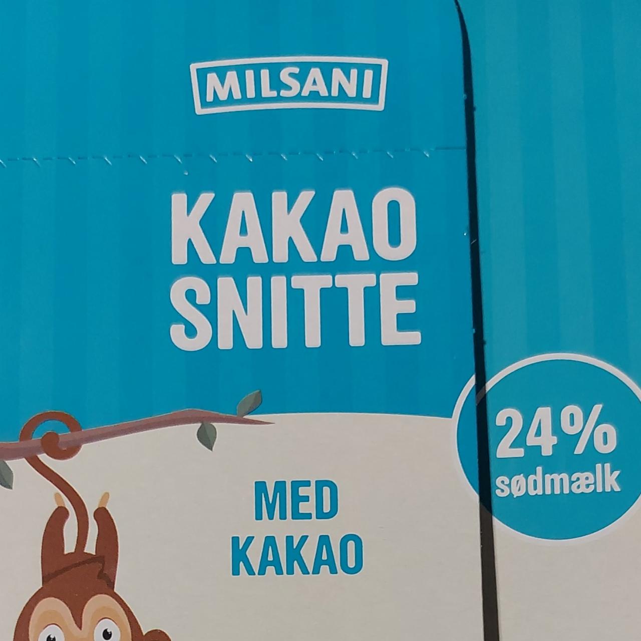 Fotografie - Kakao snitte Med kakao Milsani