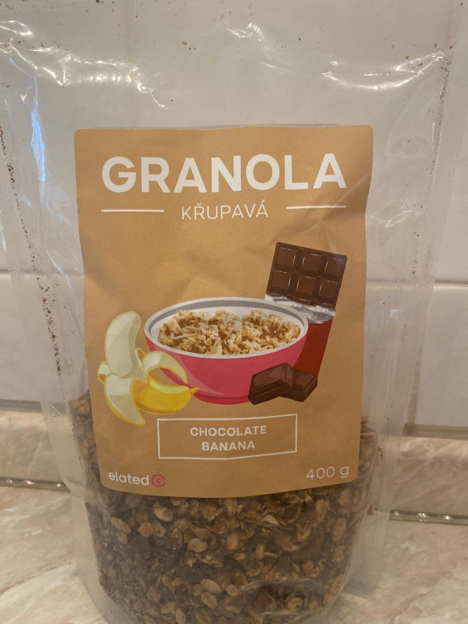 Fotografie - Granola křupavá chocolate banana V&J