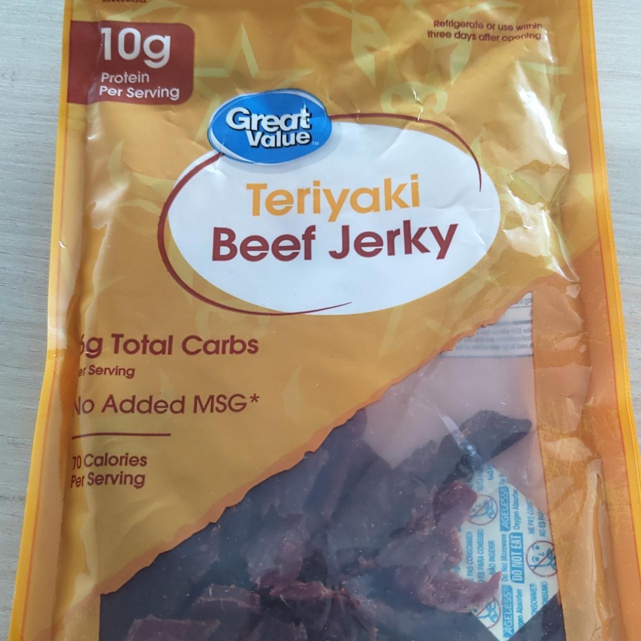 Fotografie - Teriyaki beef jerky Great Value